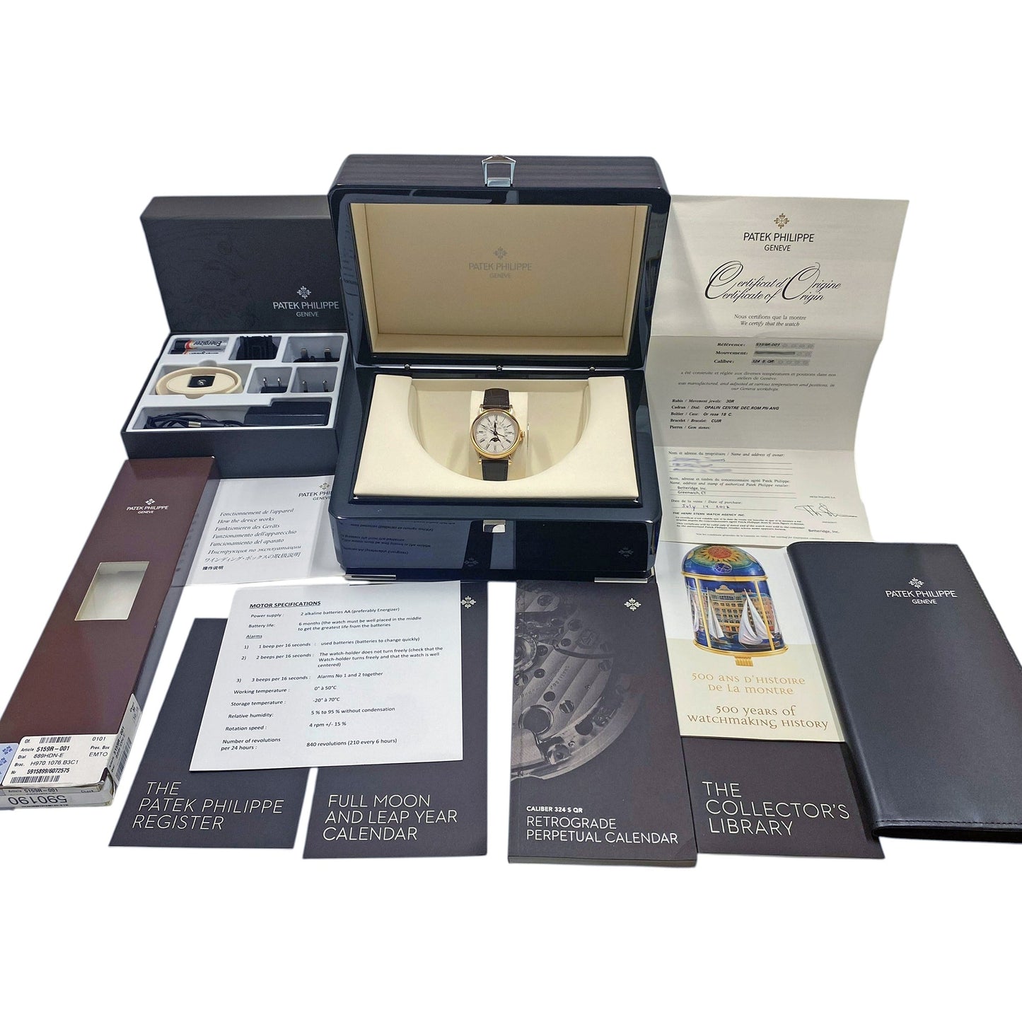 Patek Philippe - Perpetual Calendar Retrograde Date Rose Gold (5159R-001)