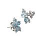 Paul Morelli - Aquamarine Diamond Stellanise Stud Earrings