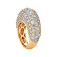 Piranesi - 18k Rose Gold Diamond Large Dome Ring