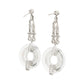 Platinum Rock Crystal Onyx Diamond Drop Earrings