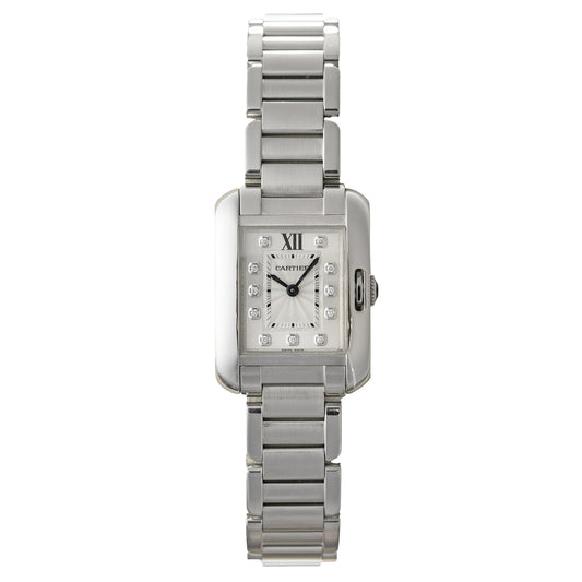 Pre-Owned Cartier Tank Anglaise Small Steel (W4TA0003)