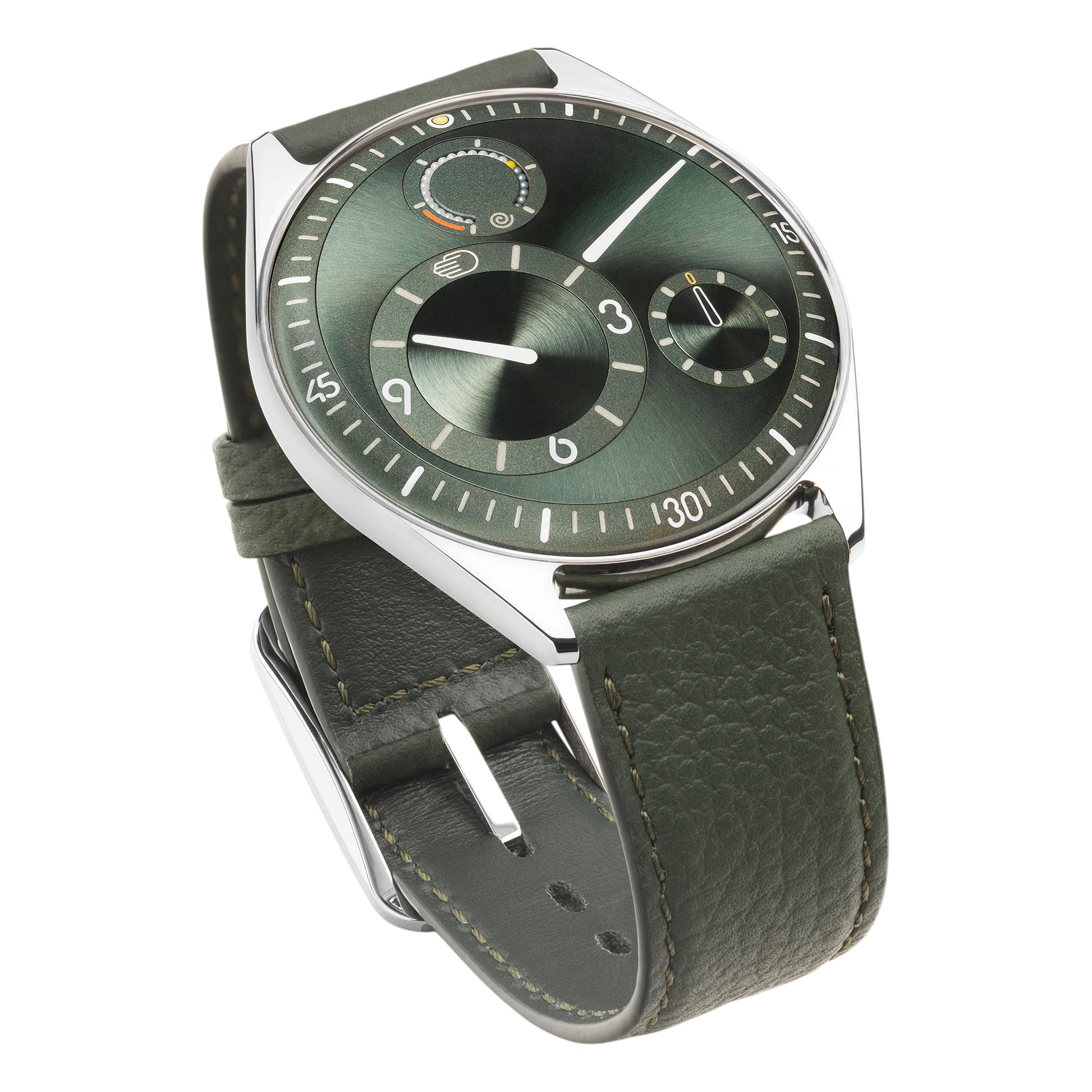 Ressence - Type 11 Pine Green Dial 41mm Titanium Watch