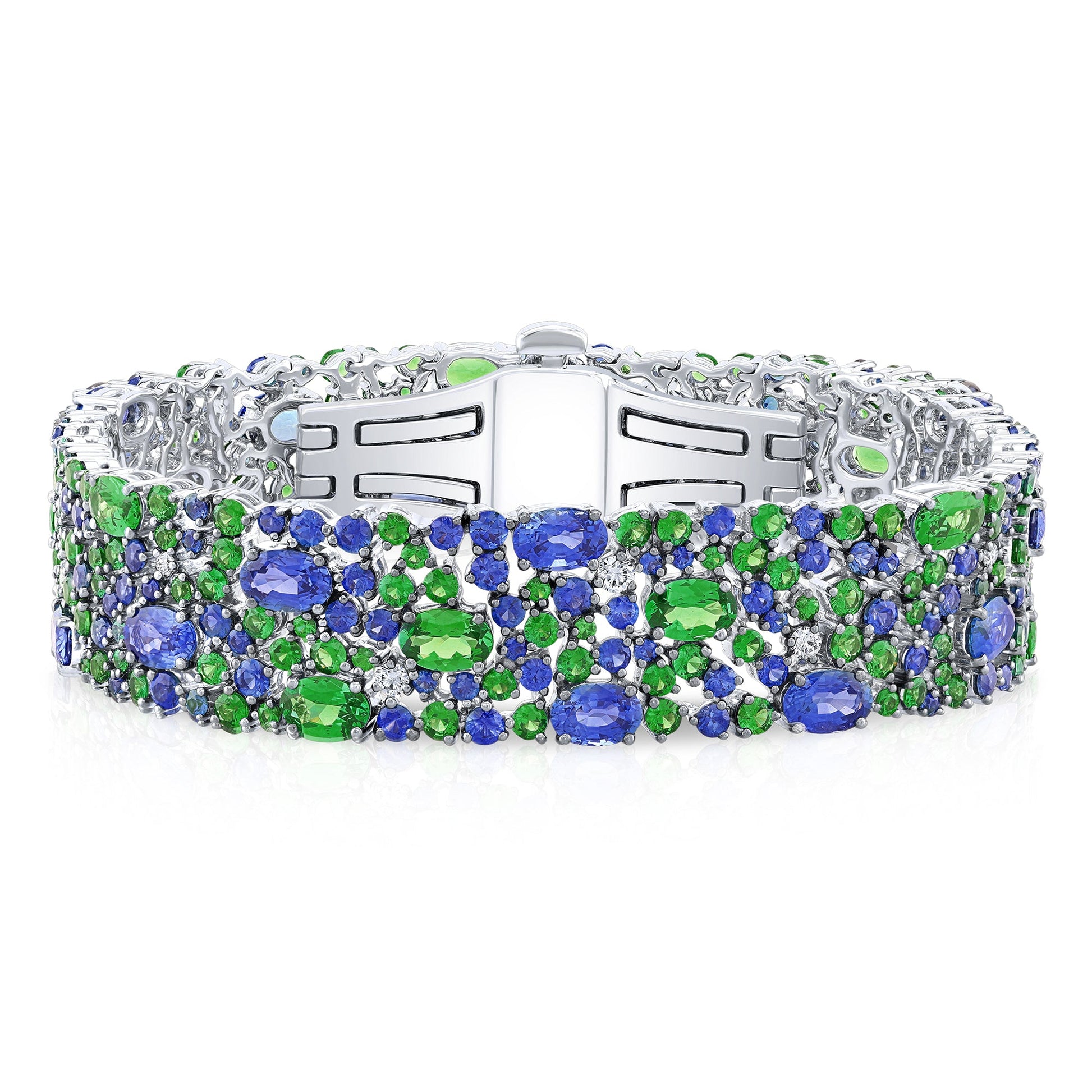 Robert Procop - Sapphire Tsavorite Diamond American Glamour Bracelet