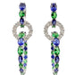 Robert Procop - Sapphire Tsavorite Diamond Triple-Hoop Drop Earrings