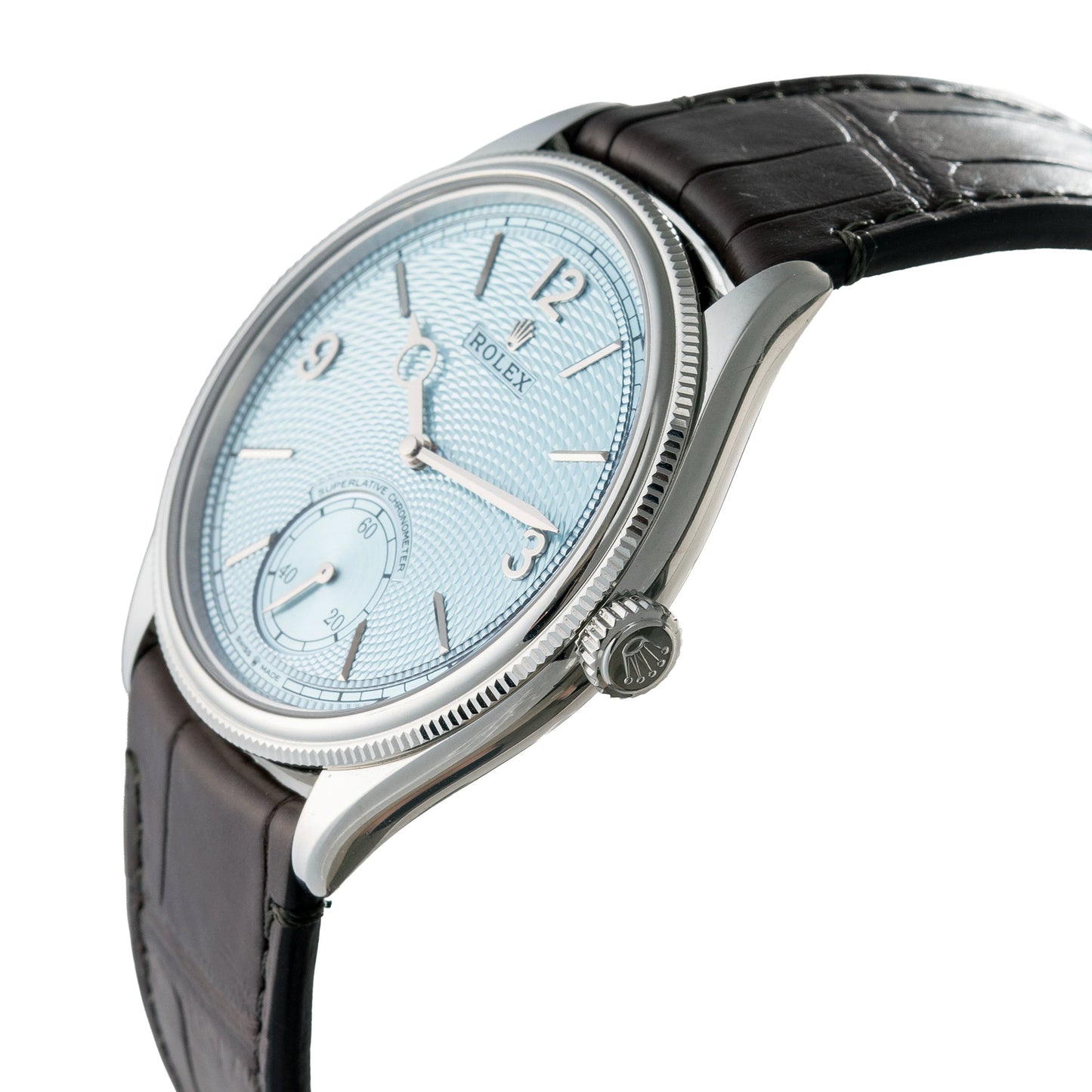 Rolex - 1908 Perpetual Ice Blue Dial Platinum (52506 - 0003)
