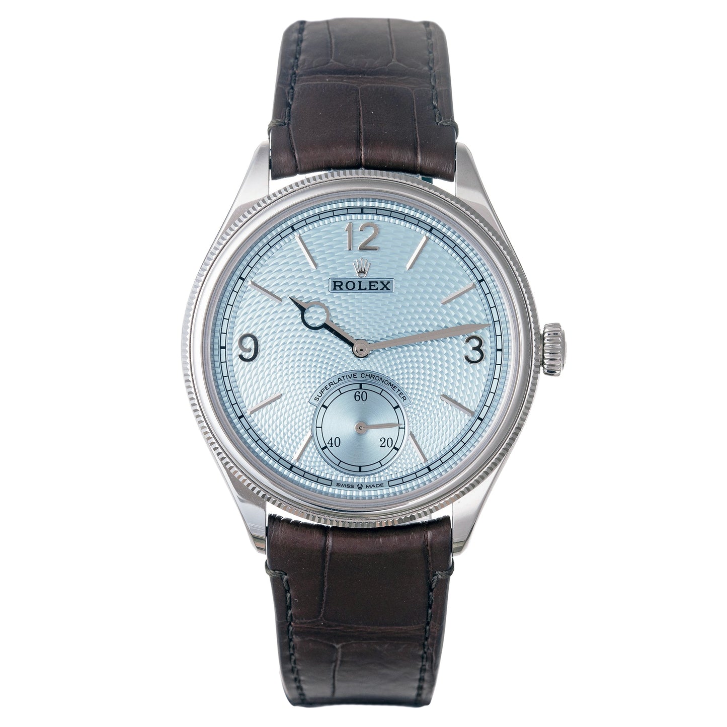 Rolex - 1908 Perpetual Ice Blue Dial Platinum (52506 - 0003)