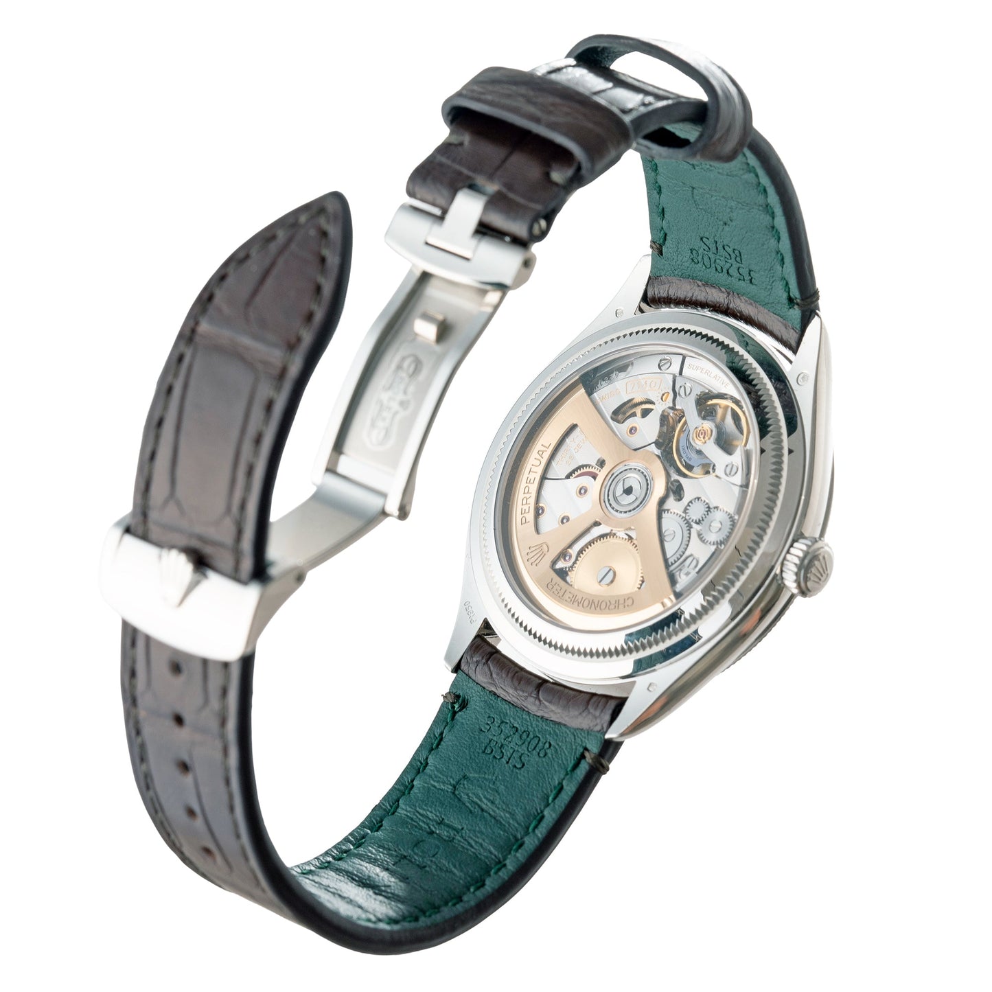 Rolex - 1908 Perpetual Ice Blue Dial Platinum (52506 - 0003)