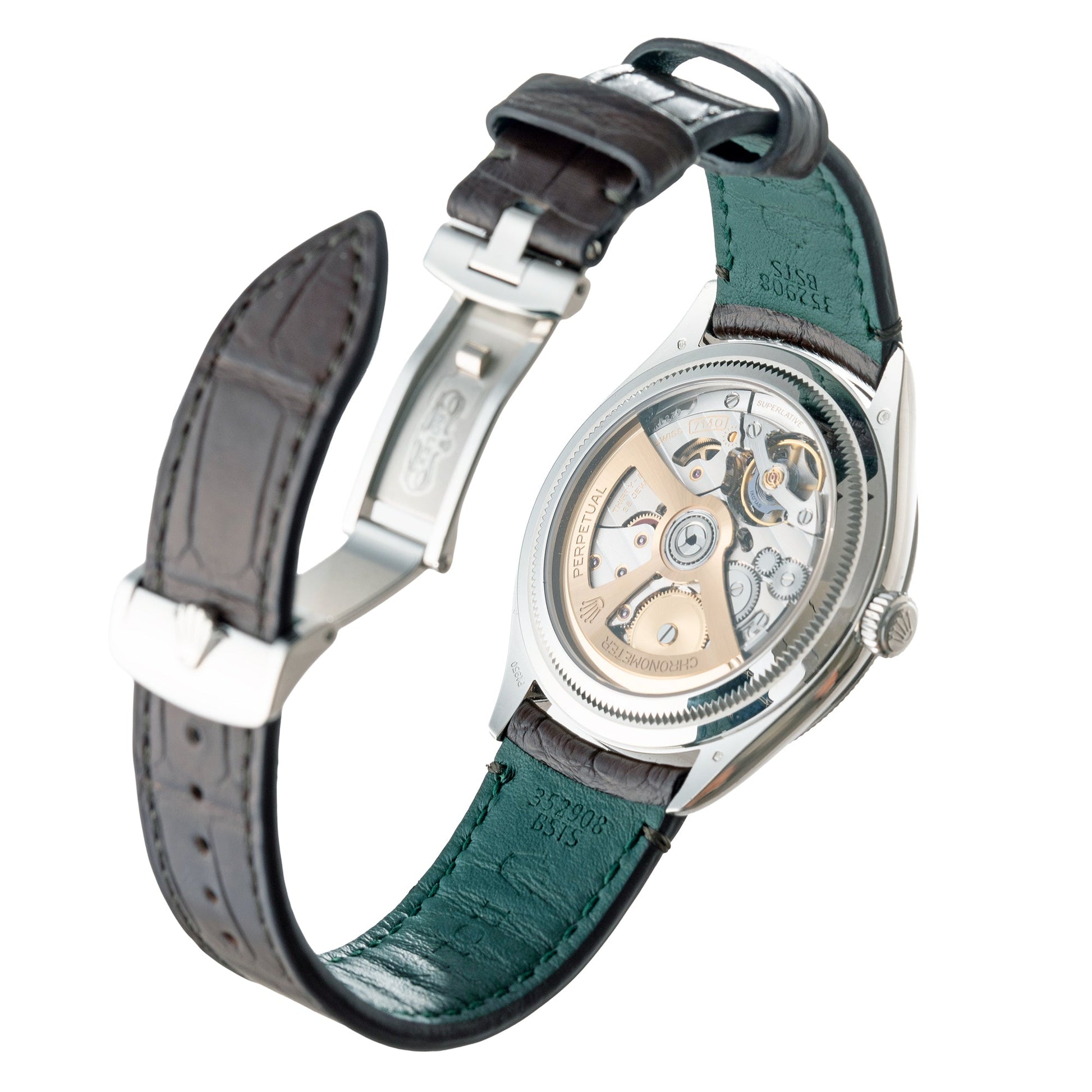 Rolex - 1908 Perpetual Ice Blue Dial Platinum (52506 - 0003)