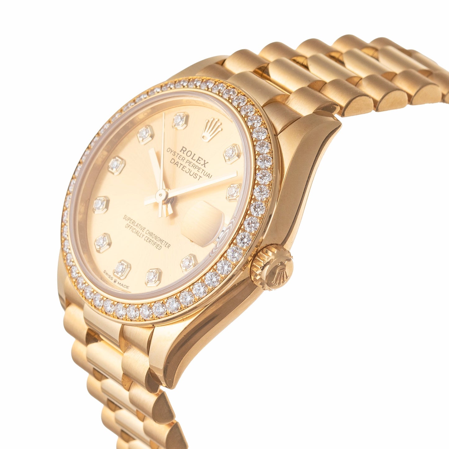 Rolex - Datejust 31 Yellow Gold Diamond Bezel (278288RBR)