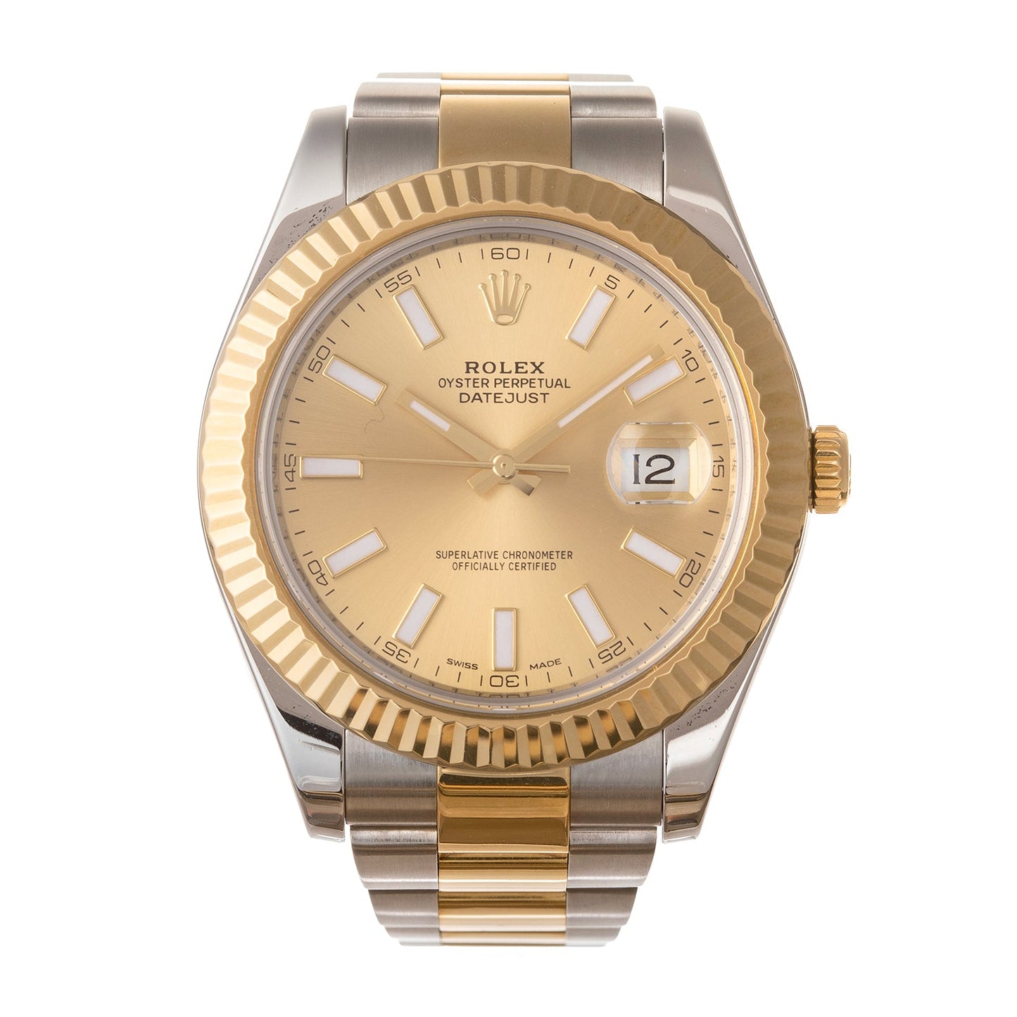 Rolex - Datejust 41 Champagne Dial Oystersteel Yellow Gold (126333 - 0009)