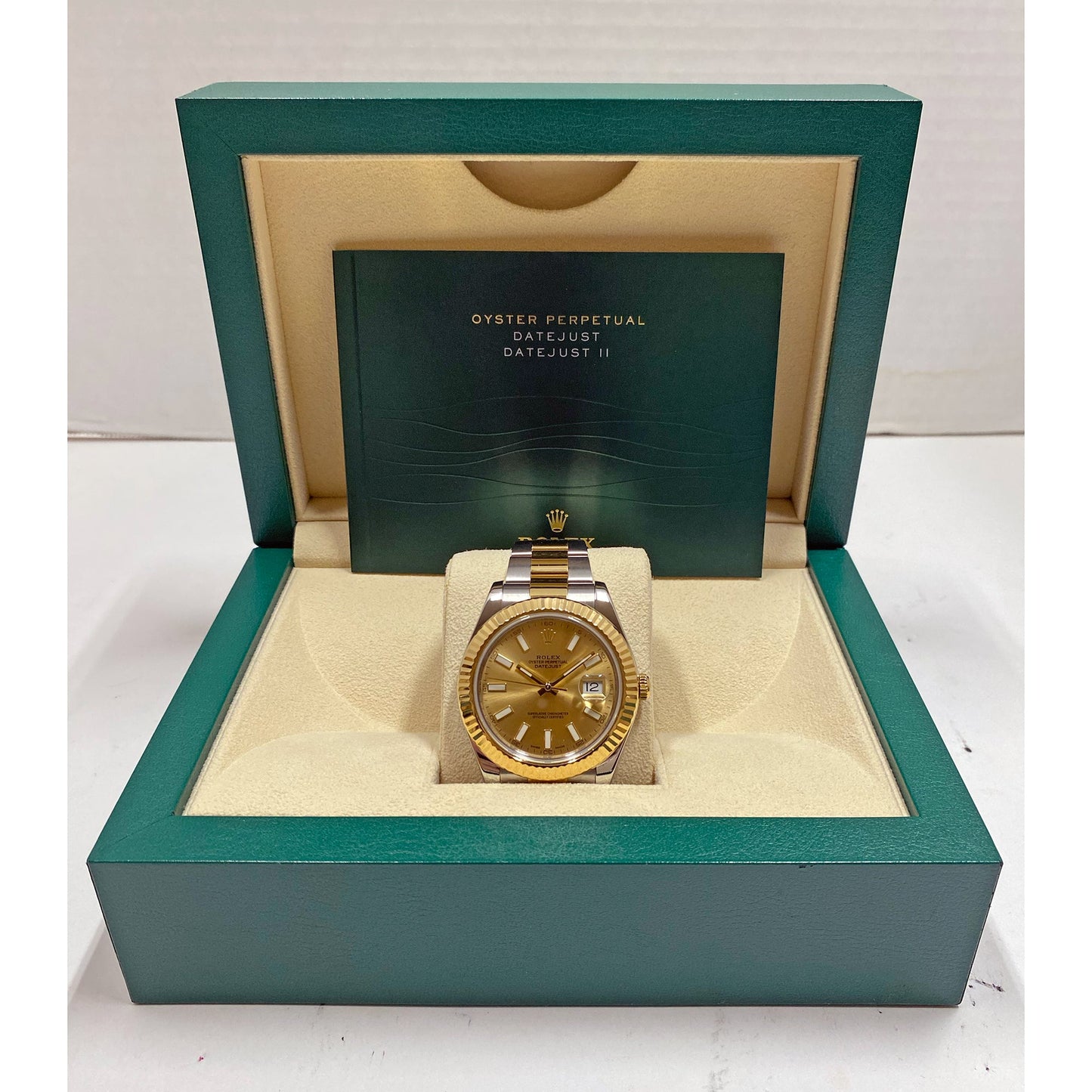 Rolex - Datejust 41 Champagne Dial Oystersteel Yellow Gold (126333 - 0009)