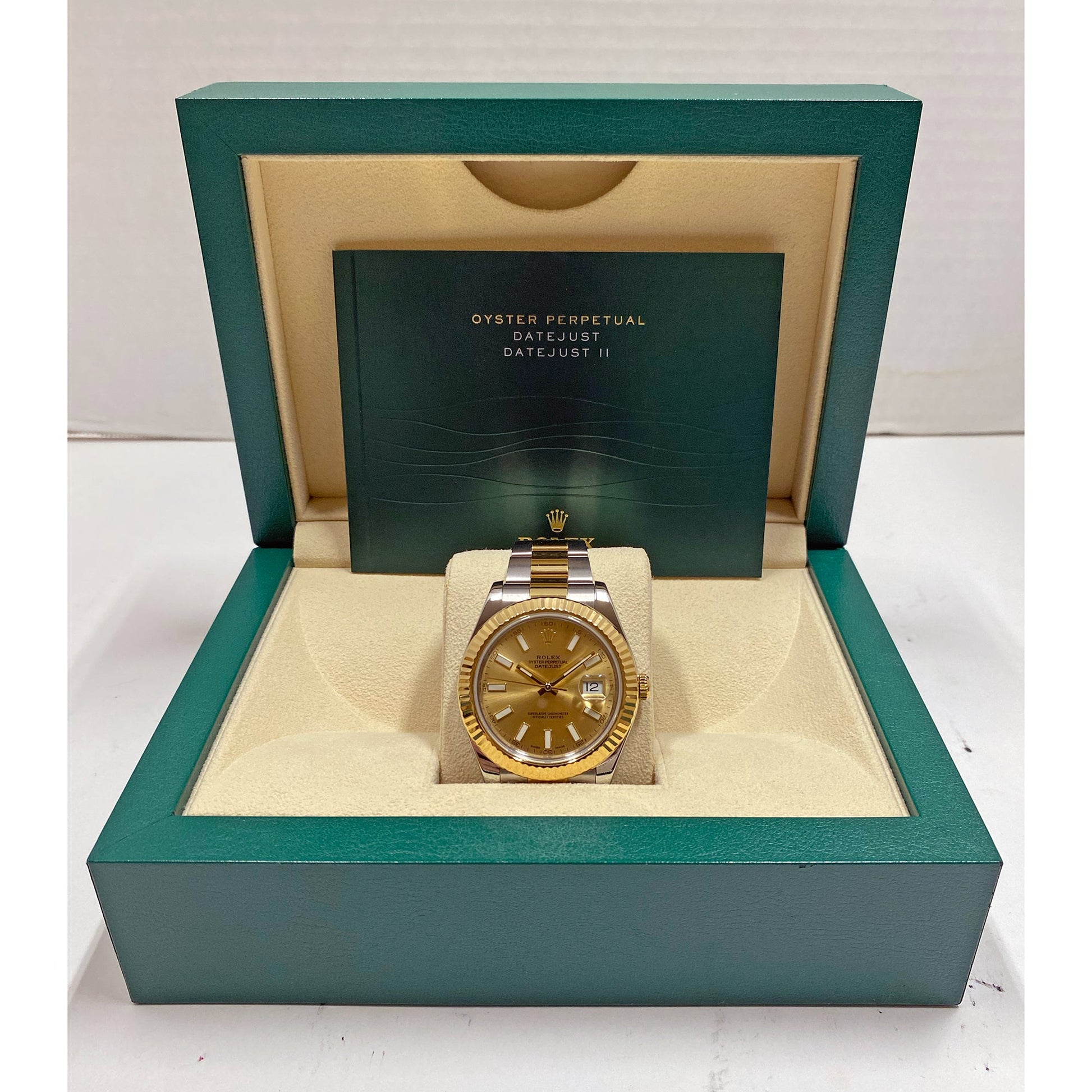 Rolex - Datejust 41 Champagne Dial Oystersteel Yellow Gold (126333 - 0009)