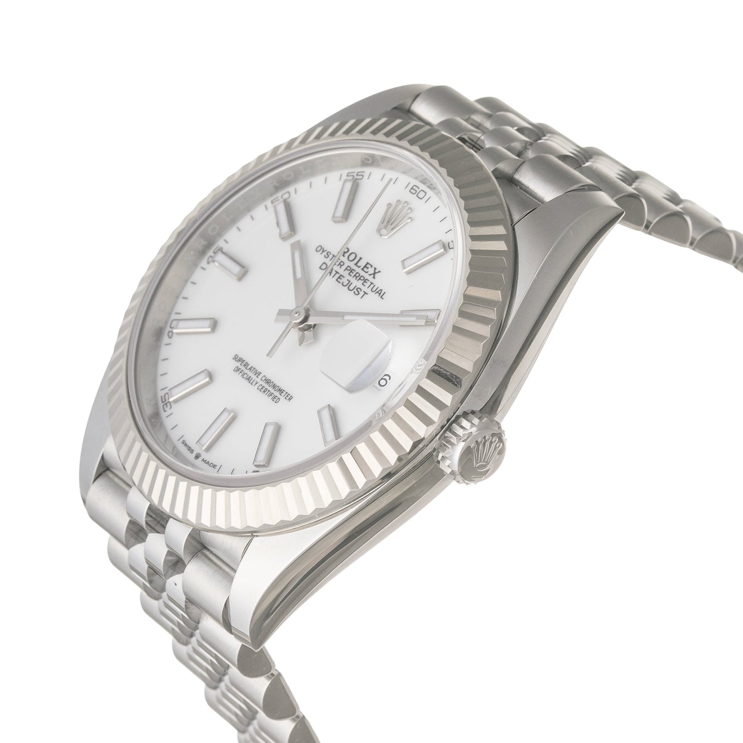 Rolex - Datejust 41 White Dial Oystersteel Watch (126334 - 0010)