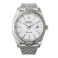 Datejust 41 White Dial Oystersteel Watch (126334-0010)