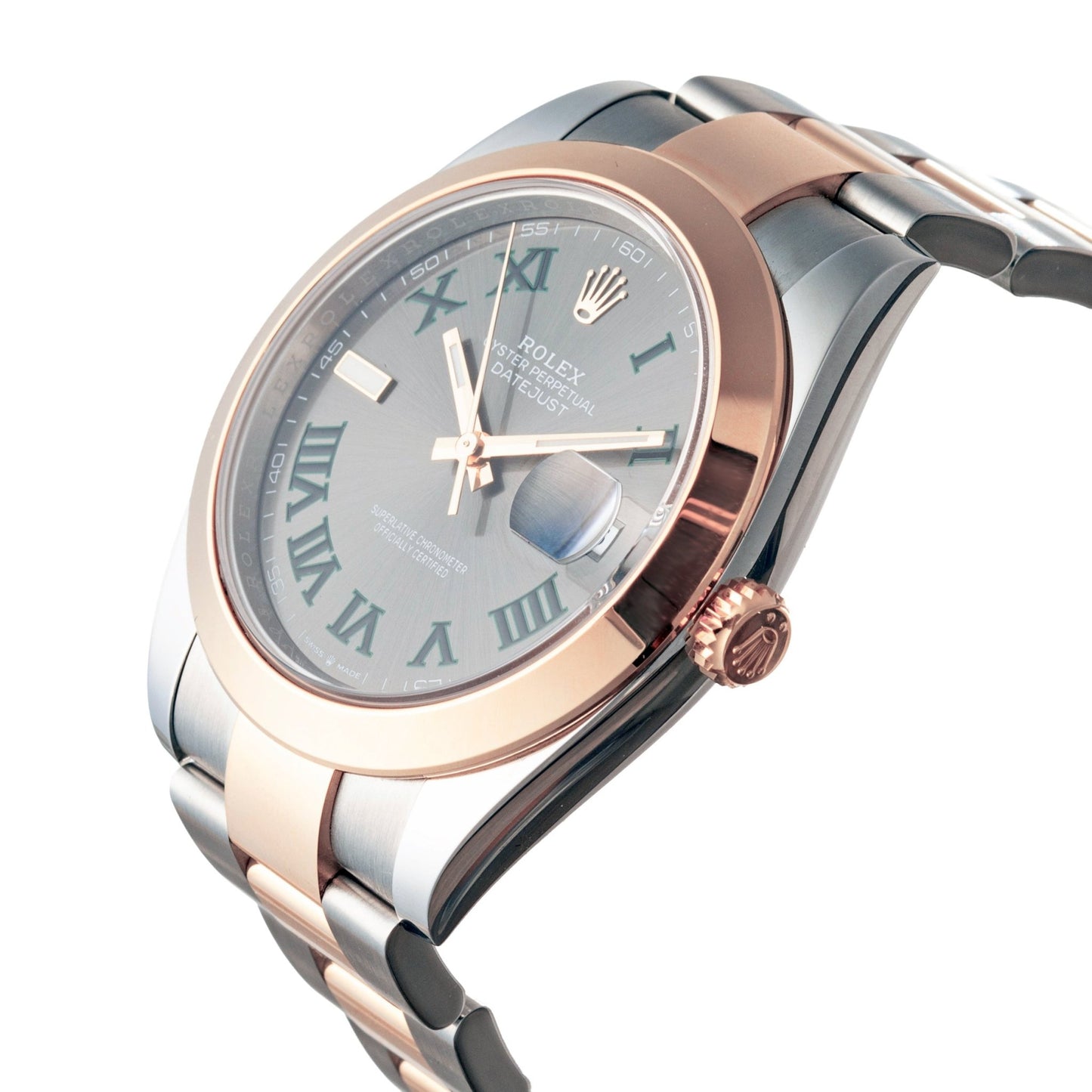 Rolex - Datejust 41 Wimbledon Dial Everose Rolesor (126301-0015)