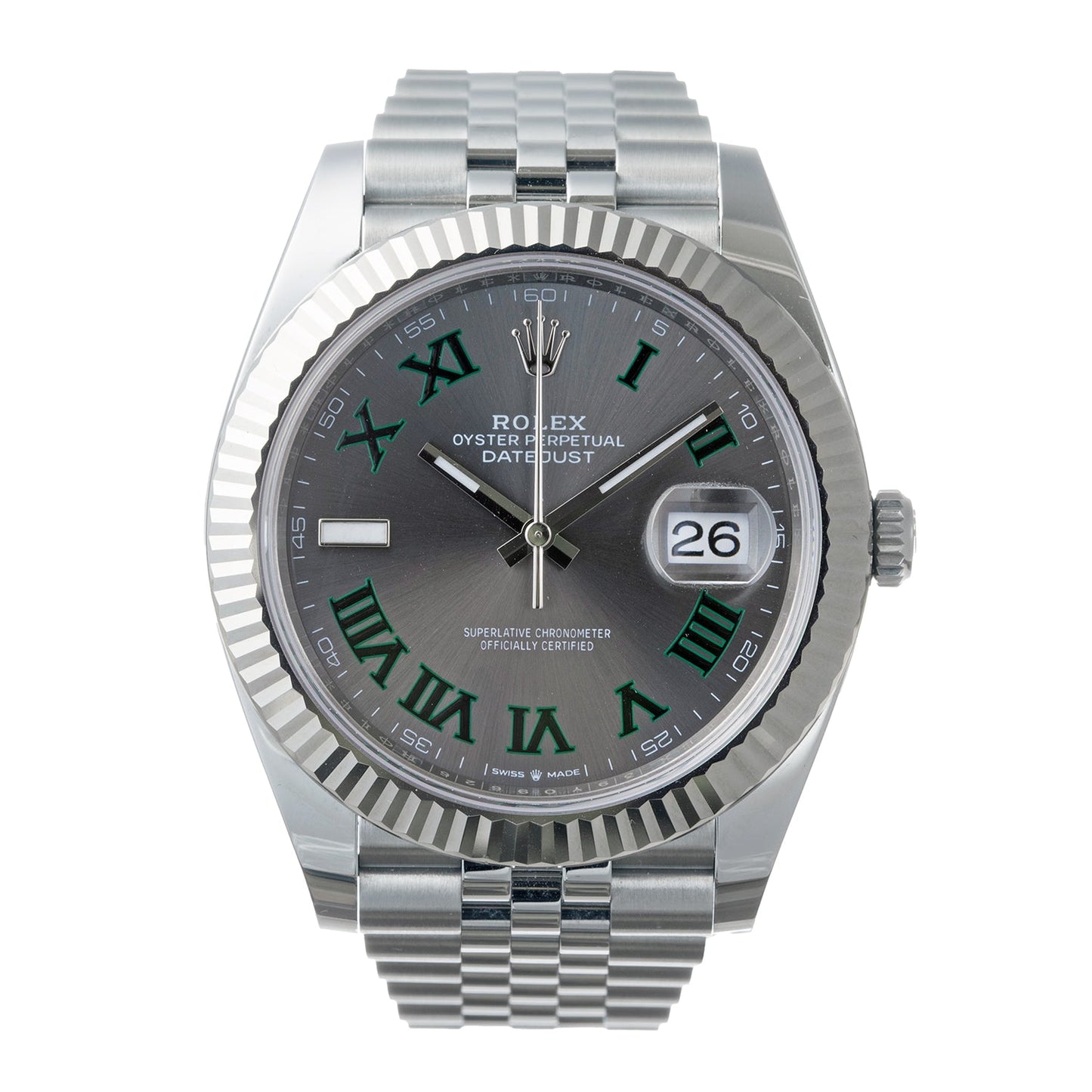 Rolex - Datejust 41 Wimbledon Oystersteel (126334 - 0022)