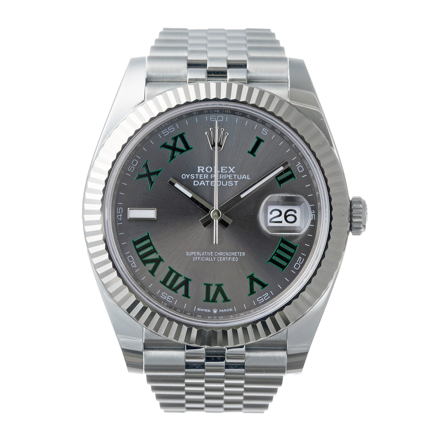 Rolex - Datejust 41 Wimbledon Oystersteel (126334 - 0022)