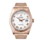 Day-Date 36 White Dial Everose Gold Watch (118235)