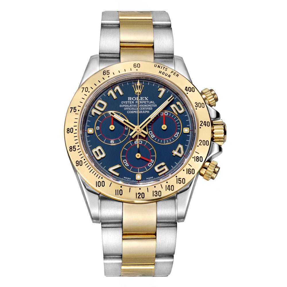 Rolex - Daytona Blue Dial Oystersteel Yellow Gold (116523)