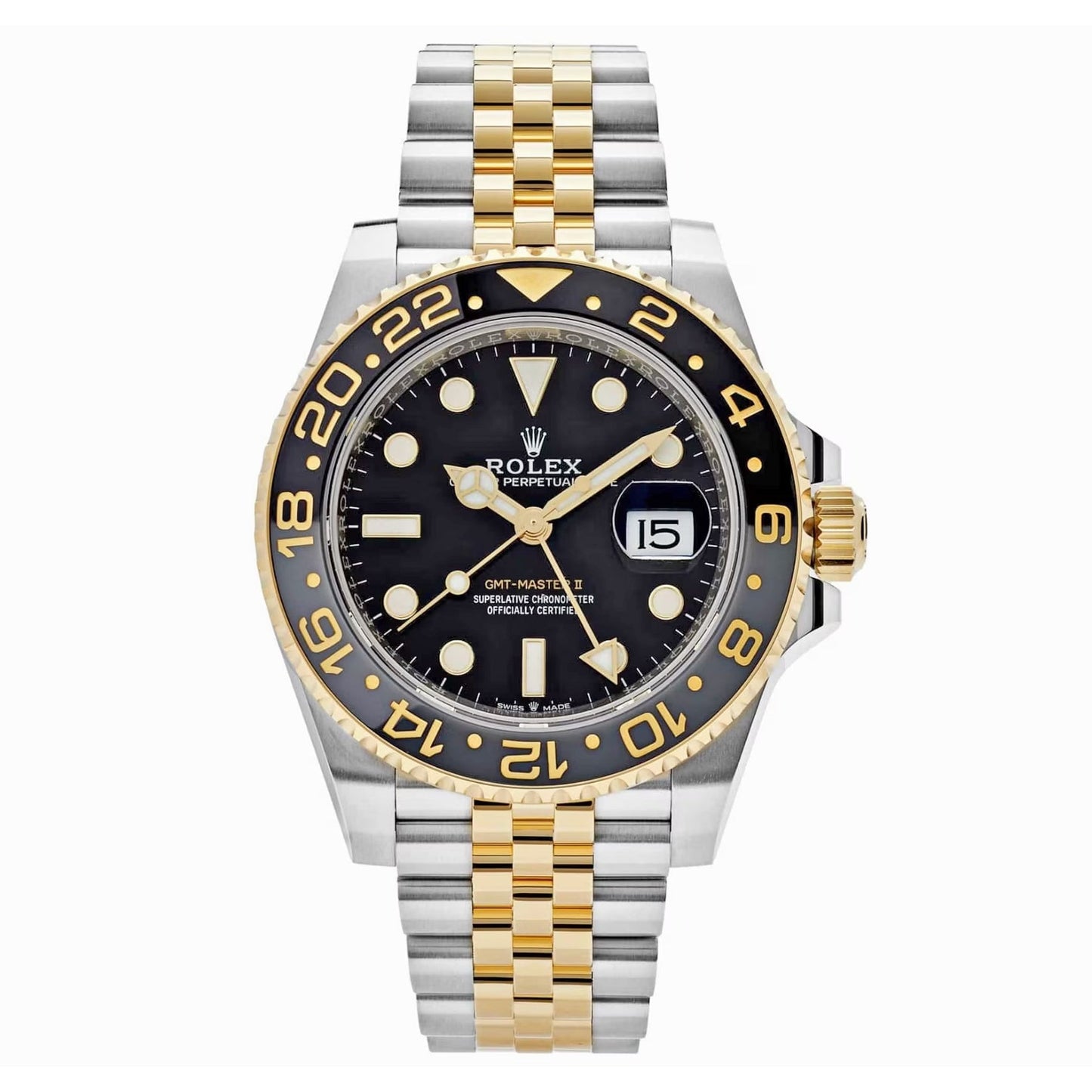 Rolex - GMT - Master II "Zombie" Oystersteel Yellow Gold (126713GRNR)