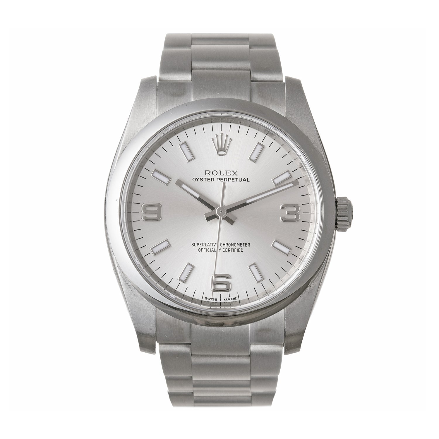 Rolex - Oyster Perpetual 34 Silver Dial (114200)