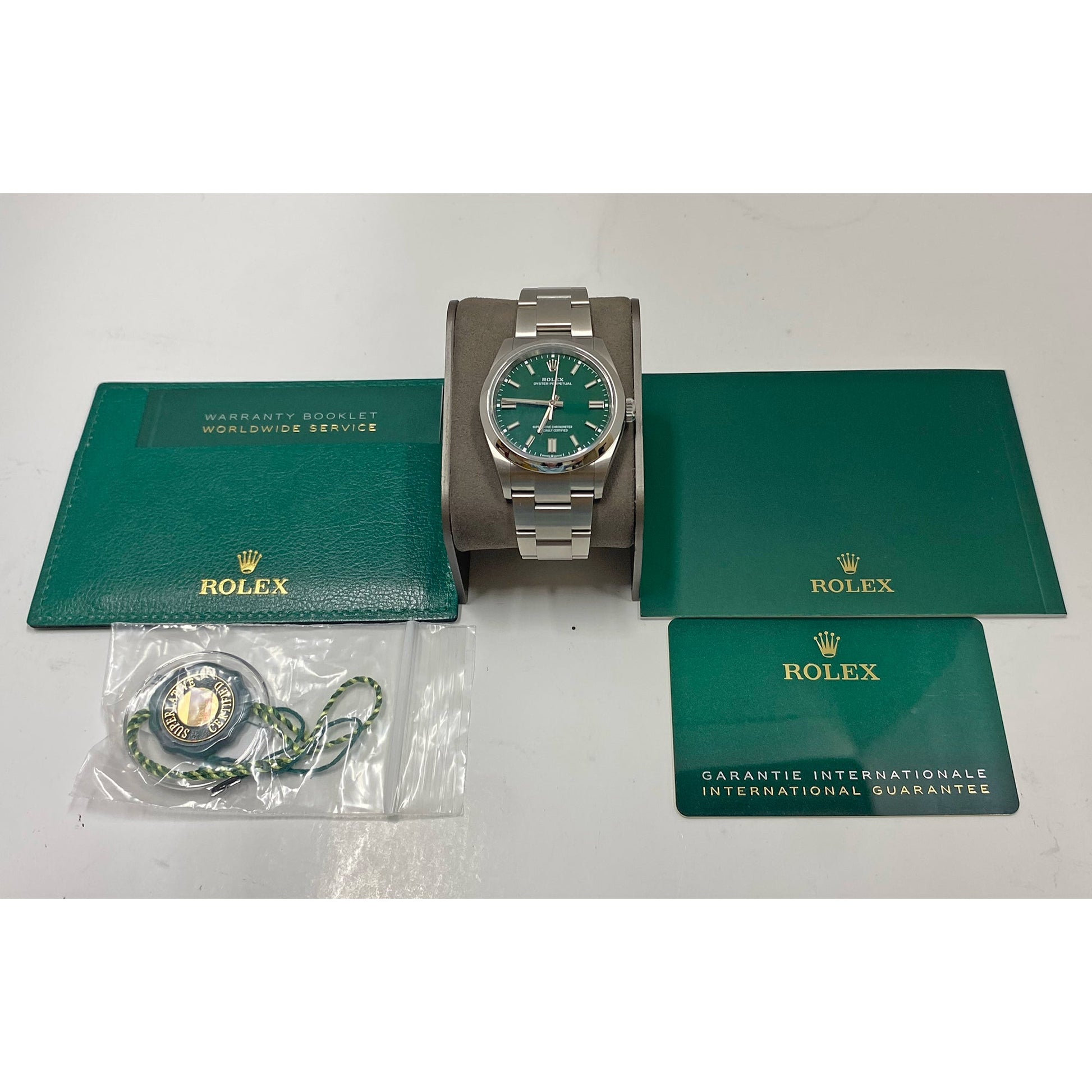 Rolex - Oyster Perpetual 36 Green Dial Watch (126000 - 0005)