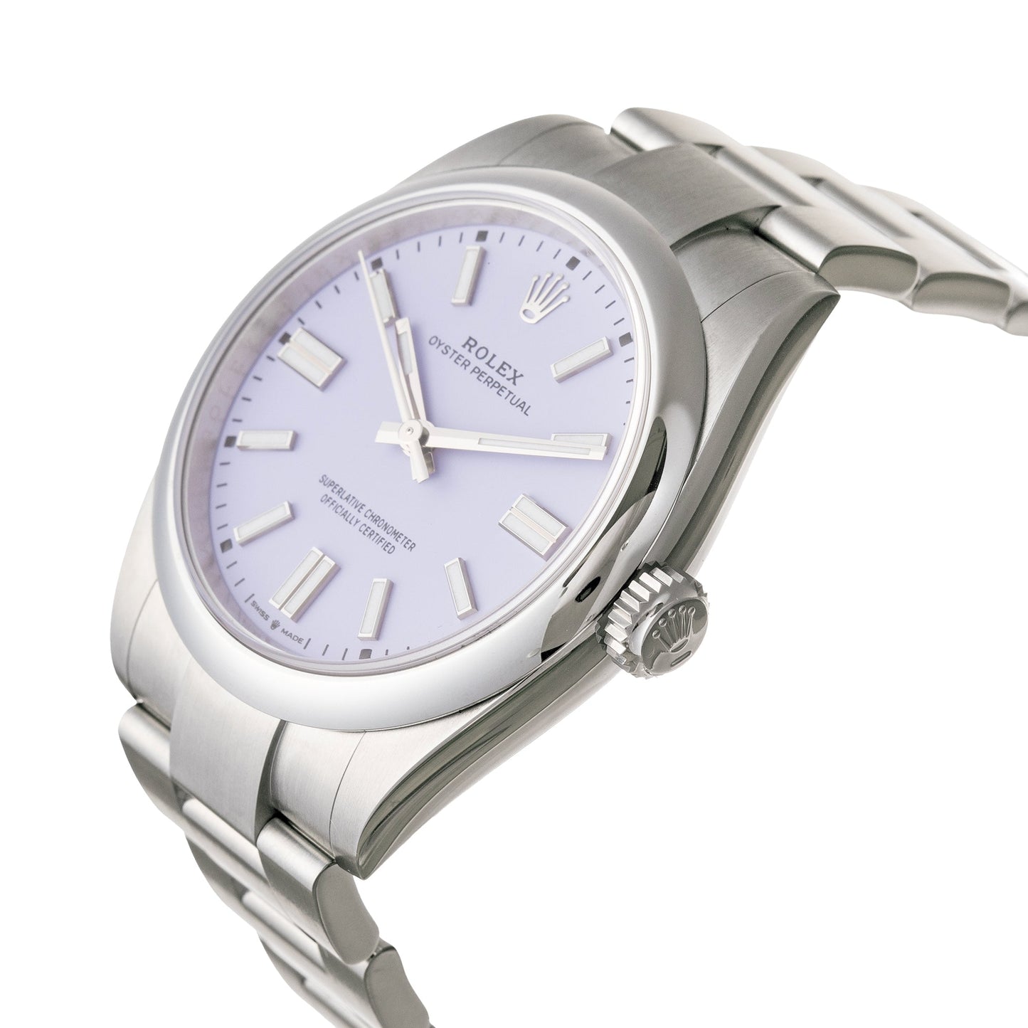 Rolex - Oyster Perpetual 41 Lavender Dial Watch (134300-0012)