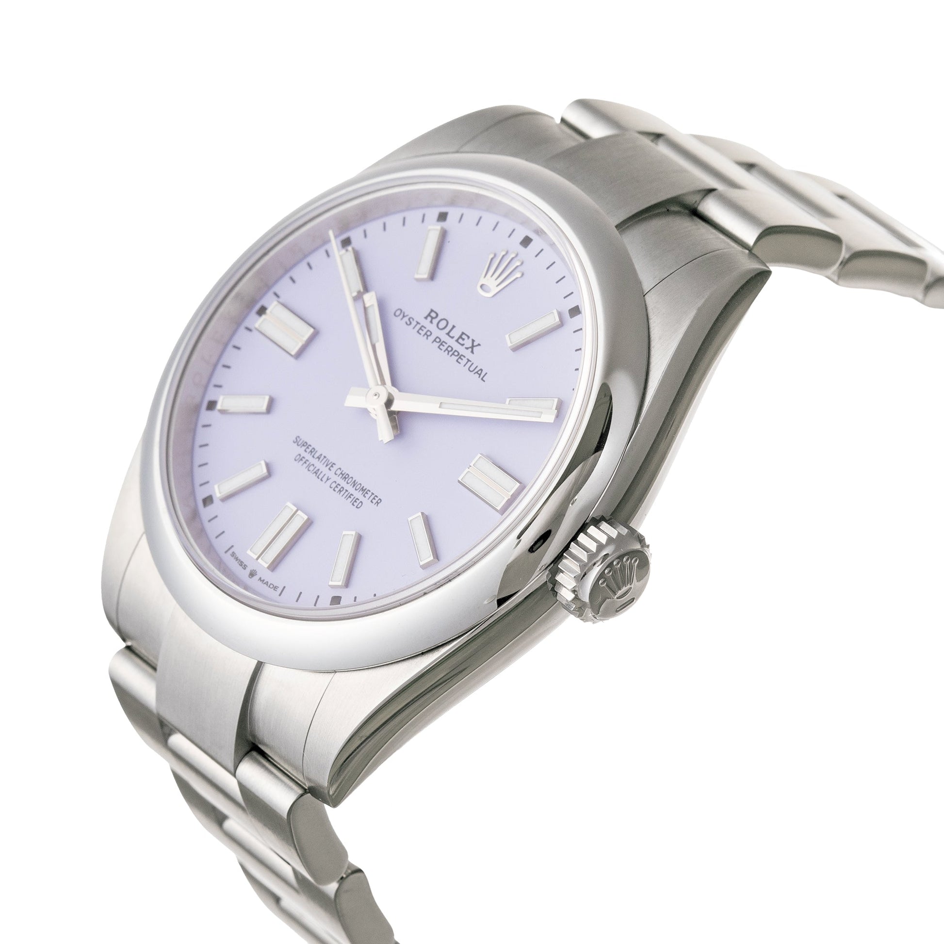Rolex - Oyster Perpetual 41 Lavender Dial Watch (134300-0012)