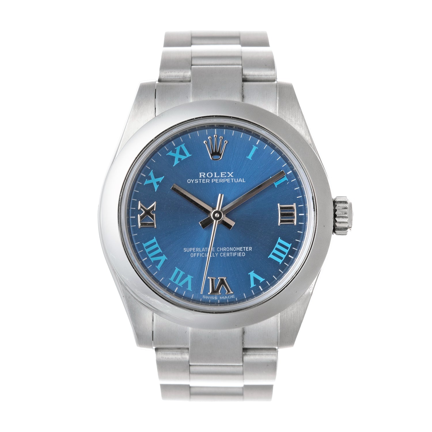 Rolex - Rolex Oyster Perpetual 31 Blue Roman Numerals (117200)