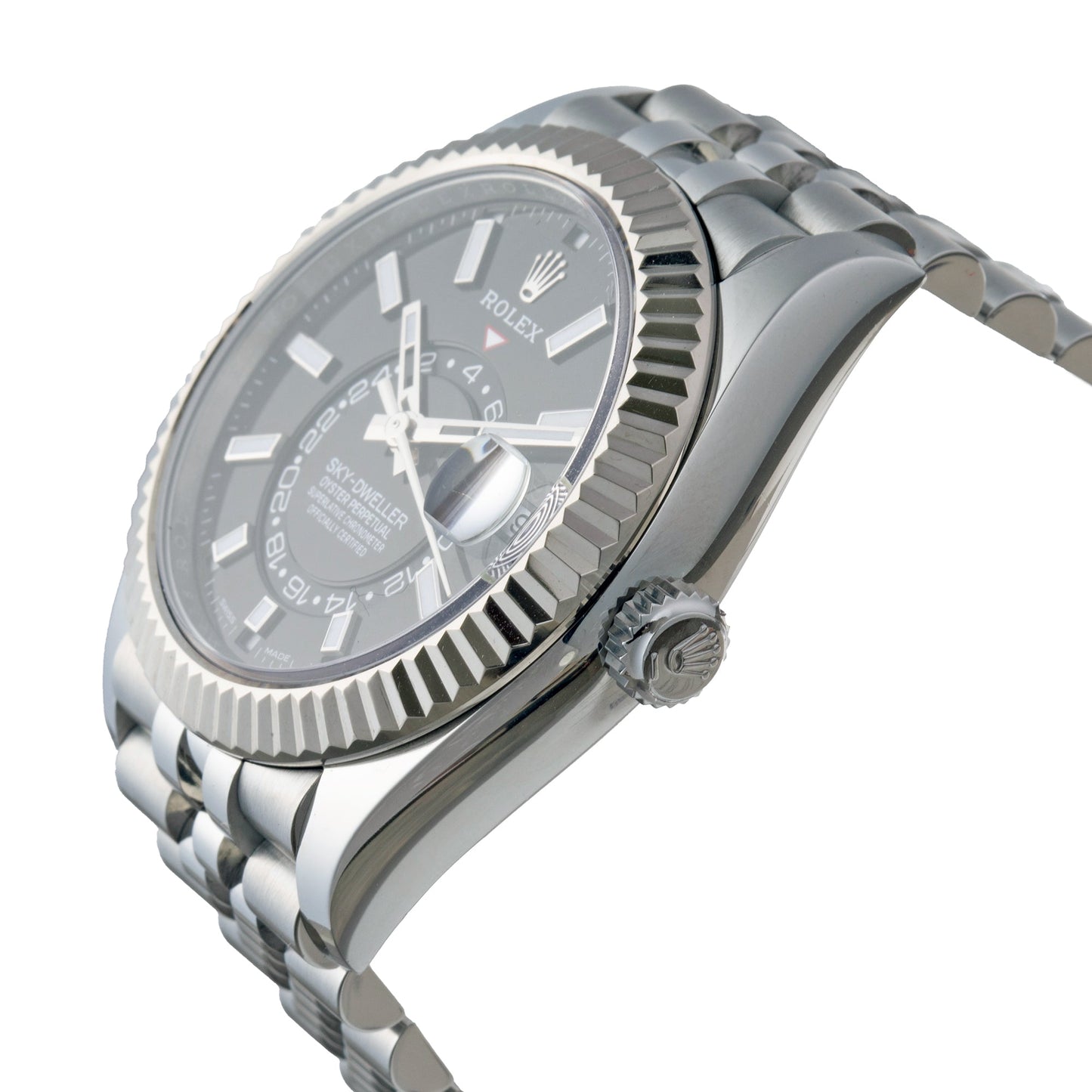 Rolex - Sky - Dweller Black Dial Oystersteel (326934 - 0005)