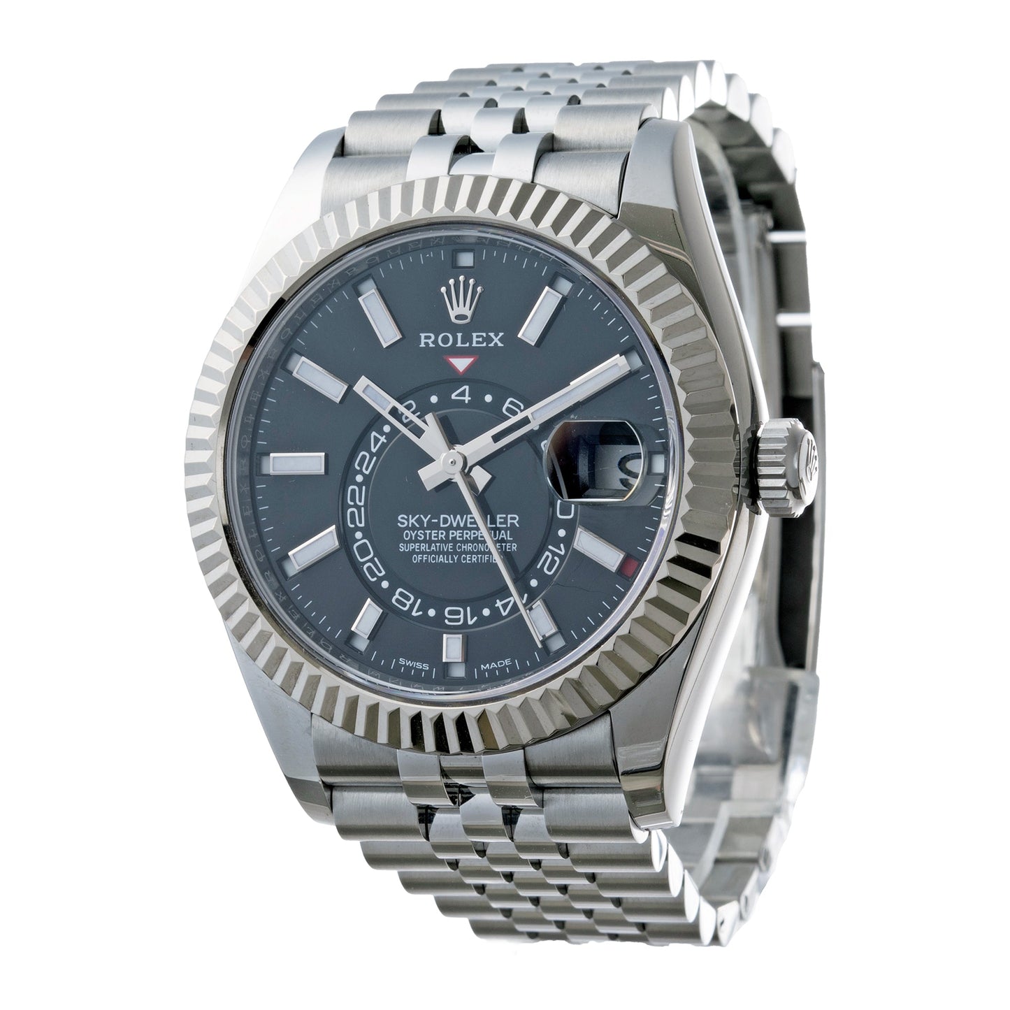 Rolex - Sky - Dweller Black Dial Oystersteel (326934 - 0005)