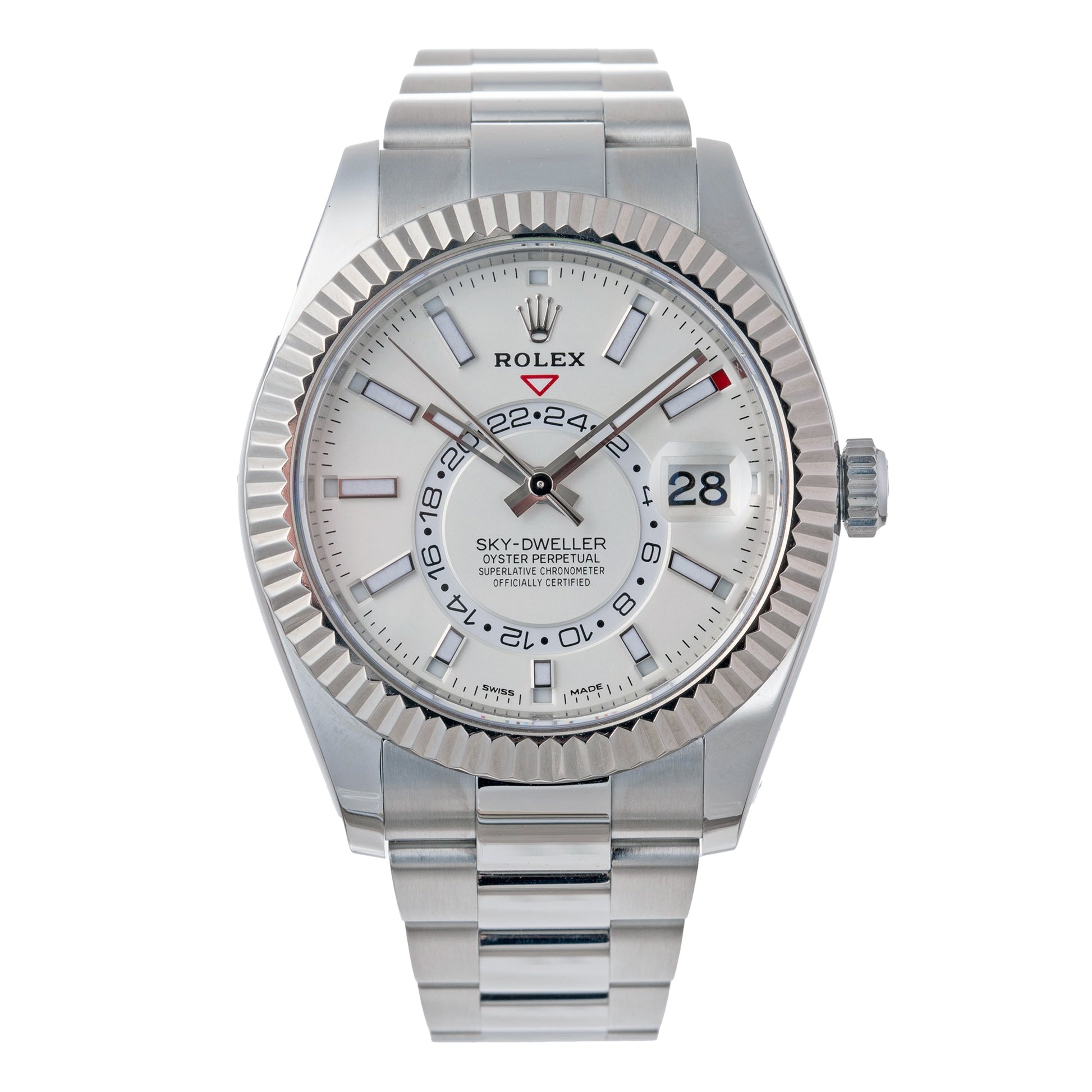 Rolex - Sky - Dweller White Dial Oystersteel (326934 - 0001)