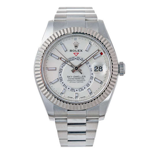 Rolex - Sky - Dweller White Dial Oystersteel (326934 - 0001)