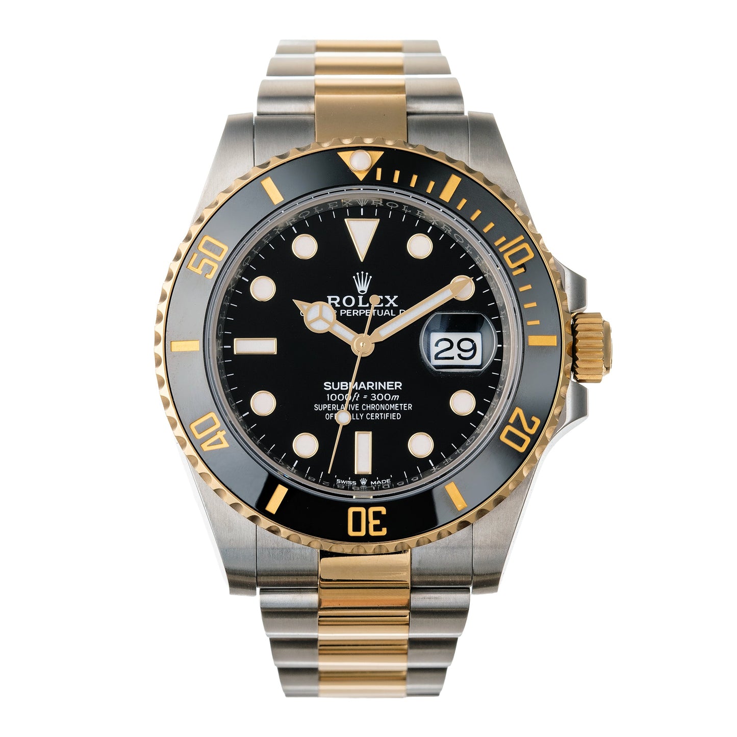 Rolex - Submariner Date Black Dial Oystersteel Yellow Gold (126613LN)