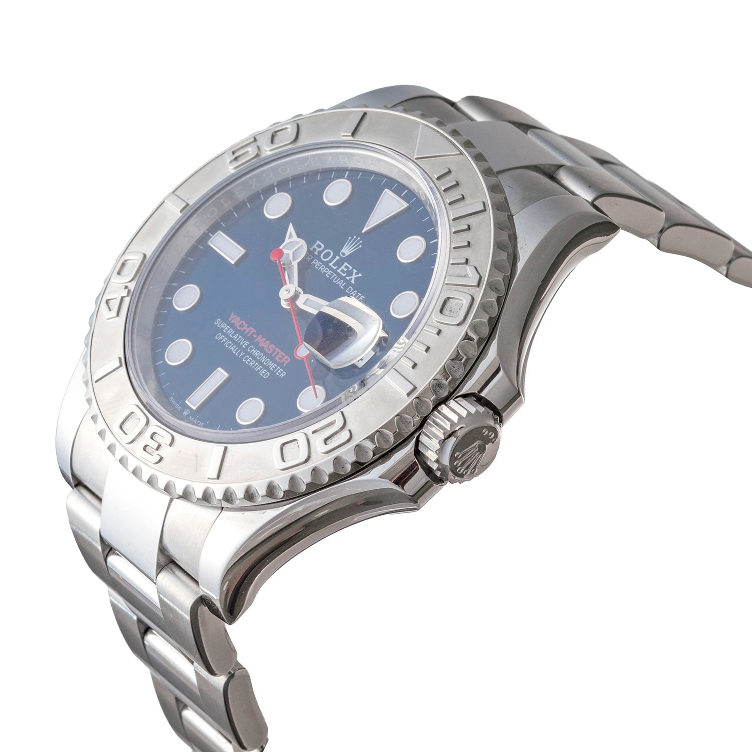 Rolex - Yacht-Master 40 Blue Dial Oystersteel Platinum Bezel (126622)