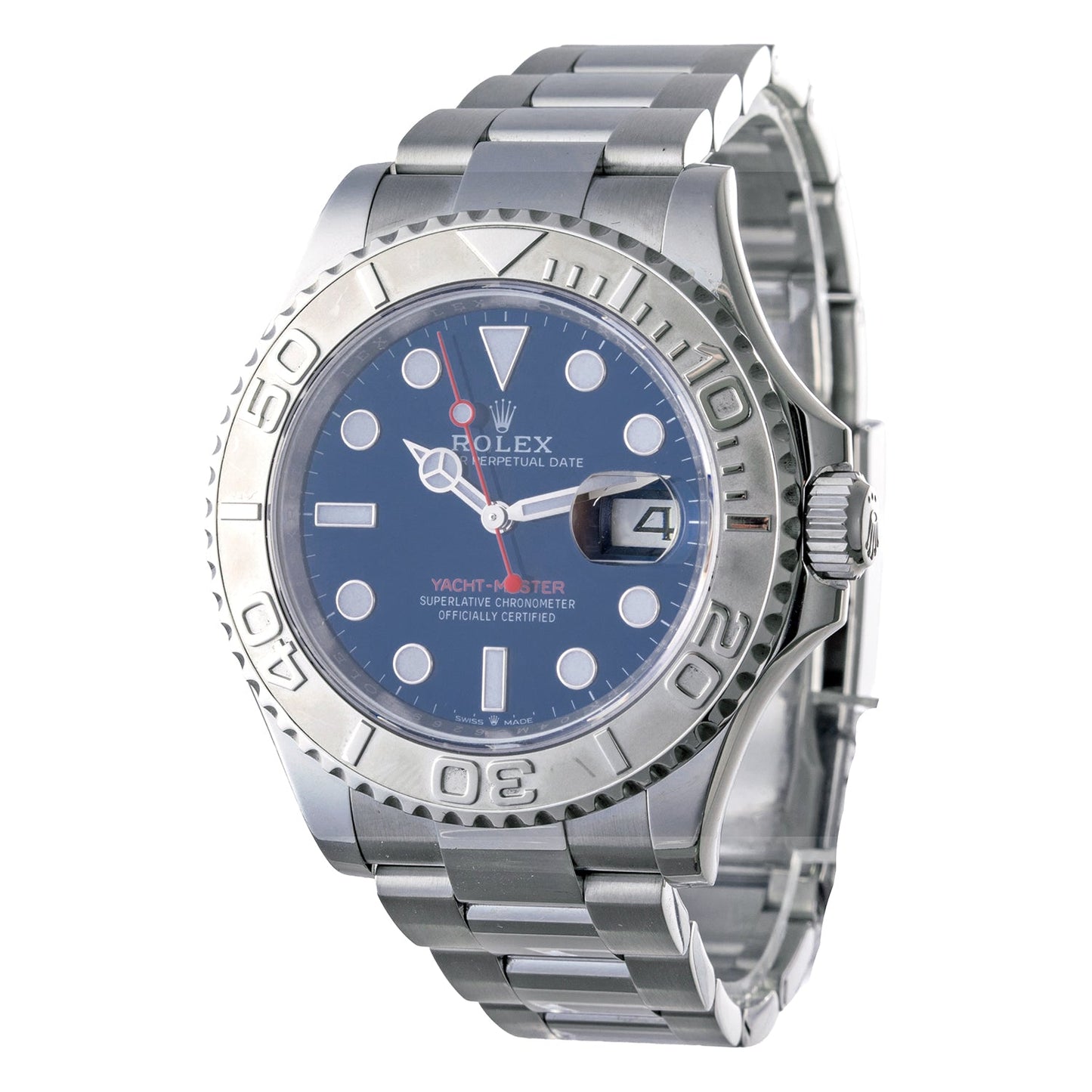 Rolex - Yacht-Master 40 Blue Dial Oystersteel Platinum Bezel (126622)
