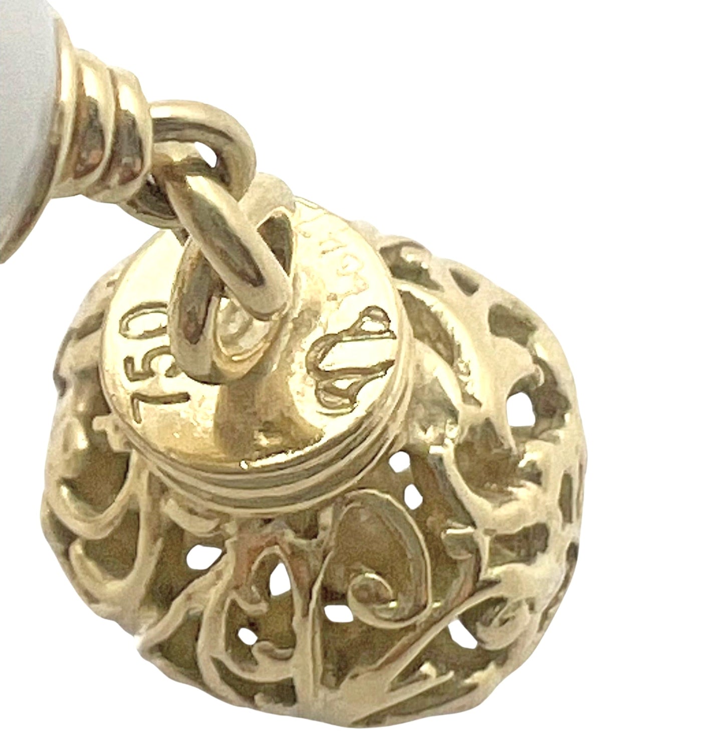 Seaman Schepps - 18k Gold Pearl Citrine Amber Baroque Bead Necklace