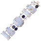 Seaman Schepps - 18k White Gold Chalcedony Snuff Bottle Bracelet