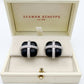 Seaman Schepps - 18k White Gold Diamond Ebony Crossover Earrings