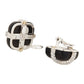 Seaman Schepps - 18k White Gold Diamond Ebony Crossover Earrings
