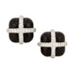 Seaman Schepps - 18k White Gold Diamond Ebony Crossover Earrings