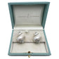 Seaman Schepps - 18k White Gold Pearl Turbo Shell Earrings