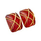 Seaman Schepps - 18k Yellow Gold Amber Cage Earrings
