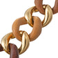 Seaman Schepps - 18k Yellow Gold Mixed Wood Large Link Bracelet