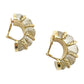 Seaman Schepps - 18k Yellow Gold Rock Crystal Shrimp Earrings