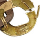 18k Yellow Gold Walnut Wood Medium Link Bracelet