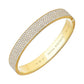 Sylvia Kontente - 18k Yellow Gold Pavé Diamond Bangle Bracelet