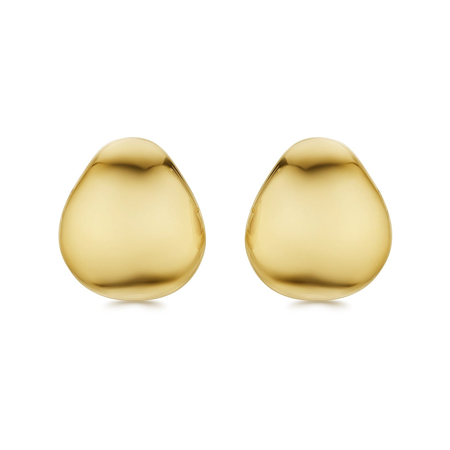 Sylvia Kontente - 18k Yellow Gold Polished Huggie Earrings