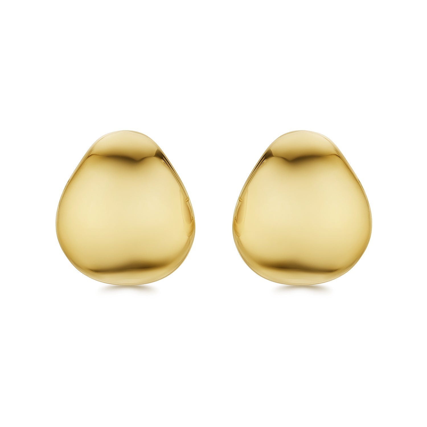 Sylvia Kontente - 18k Yellow Gold Polished Huggie Earrings