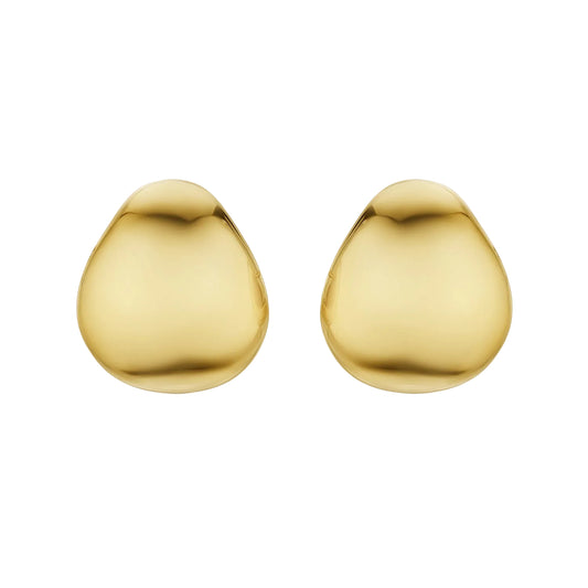 Sylvia Kontente - 18k Yellow Gold Polished Huggie Earrings